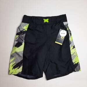 Xersion Boys Size XS(6/7) Black Swim Trunks Shorts